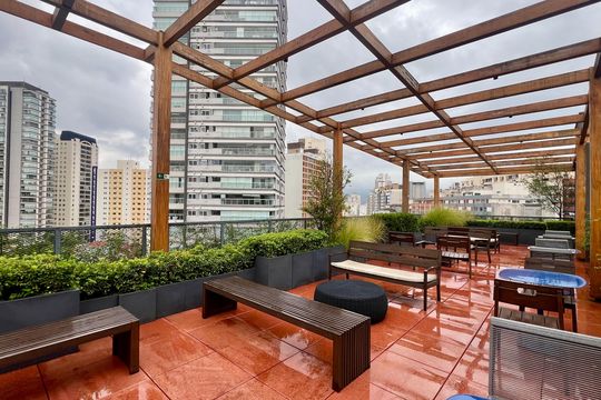 Área comum de kitnet/studio à venda com 1 quarto, 28m² em Pinheiros, São Paulo