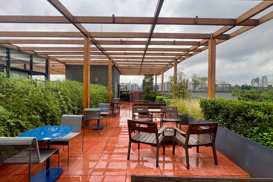 Área comum de kitnet/studio à venda com 1 quarto, 28m² em Pinheiros, São Paulo