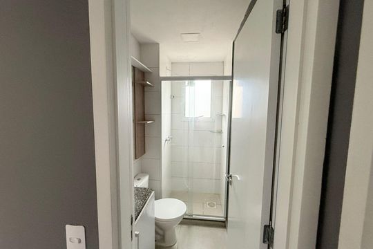 Banheiro de apartamento para alugar com 2 quartos, 49m² em Passo das Pedras, Gravataí
