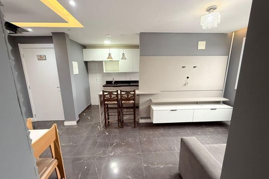 Sala de apartamento para alugar com 2 quartos, 49m² em Passo das Pedras, Gravataí