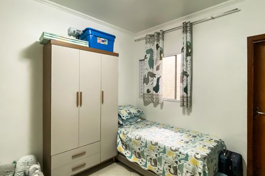 Suite 1 de casa de condomínio à venda com 2 quartos, 74m² em Jardim Popular, São Paulo