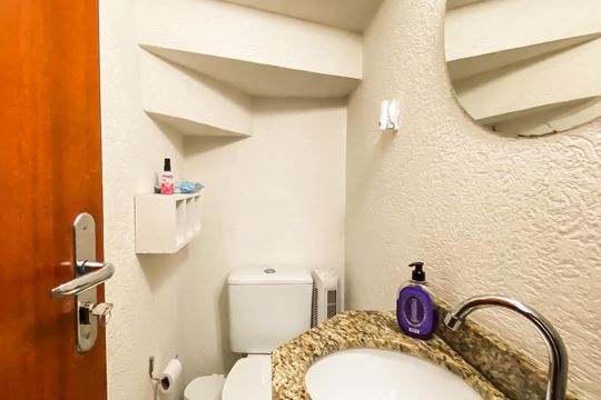 Lavabo  de casa de condomínio à venda com 2 quartos, 74m² em Jardim Popular, São Paulo