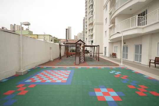 Área comum - Playground de apartamento à venda com 3 quartos, 84m² em Vila Valparaíso, Santo André