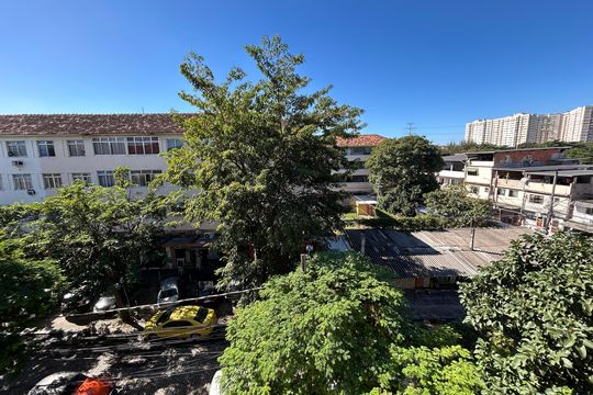 Vista da Suíte de apartamento à venda com 3 quartos, 65m² em Inhaúma, Rio de Janeiro