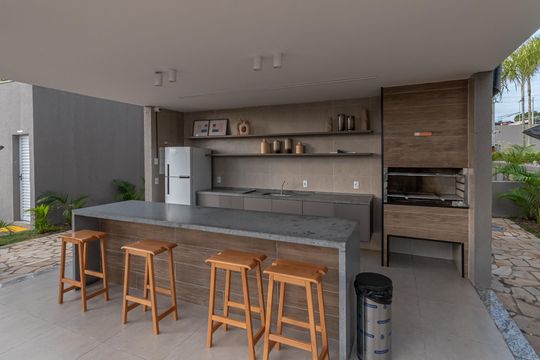 Área comum - Churrasqueira de apartamento para alugar com 2 quartos, 51m² em Jardim Nova Alvorada, Hortolândia