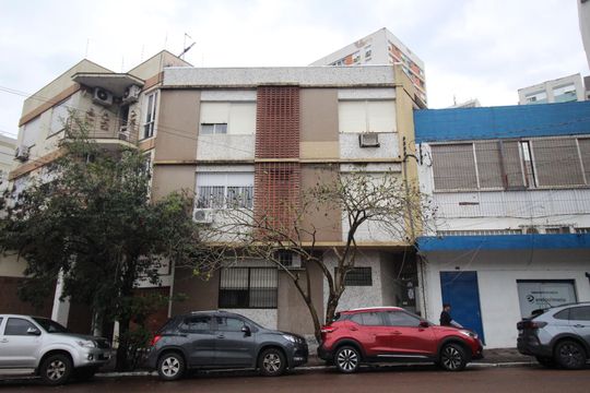 Fachada de apartamento à venda com 1 quarto, 27m² em Independência, Porto Alegre