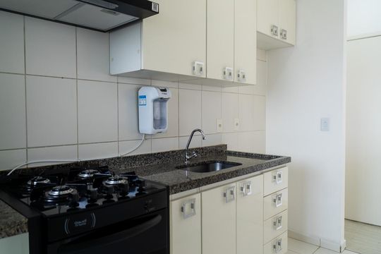 Cozinha de apartamento para alugar com 2 quartos, 62m² em Vila Trujillo, Sorocaba