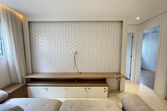 Sala de apartamento à venda com 2 quartos, 72m² em Vila Polopoli, São Paulo