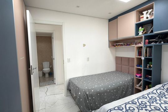 Suíte 3 de apartamento à venda com 3 quartos, 119m² em Belém, São Paulo