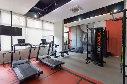 Área comum - Academia de apartamento para alugar com 2 quartos, 70m² em Pinheiros, São Paulo