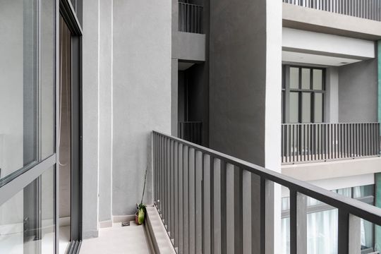 Varanda de kitnet/studio para alugar com 1 quarto, 33m² em Santo Amaro, São Paulo