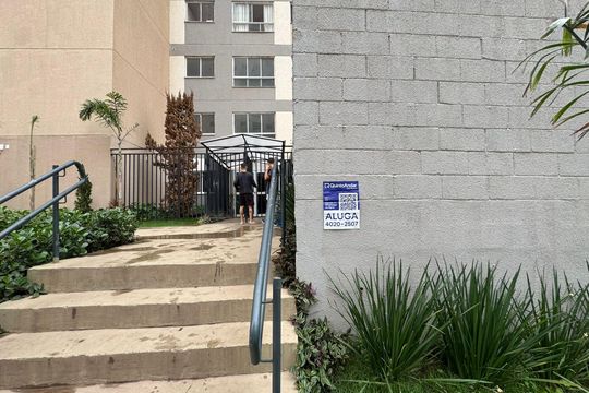 Fachada com PLACA de apartamento para alugar com 2 quartos, 45m² em Butantã , Osasco