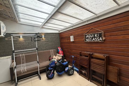 Quintal de casa de condomínio à venda com 3 quartos, 85m² em Vargem Grande, Rio de Janeiro