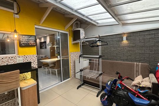 Quintal de casa de condomínio à venda com 3 quartos, 85m² em Vargem Grande, Rio de Janeiro