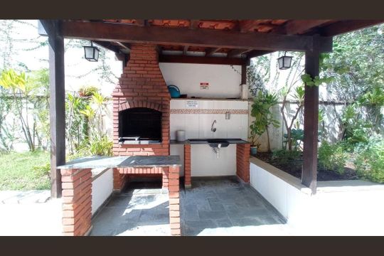 Área comum - Churrasqueira de apartamento para alugar com 1 quarto, 50m² em Vila Mascote, São Paulo