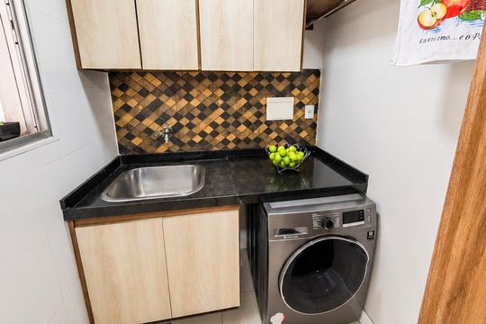 Área de serviço de apartamento para alugar com 2 quartos, 60m² em Eldorado, Juiz de Fora