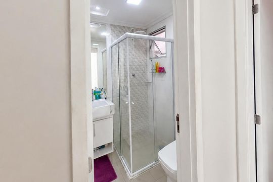 Banheiro de apartamento para alugar com 2 quartos, 60m² em Eldorado, Juiz de Fora