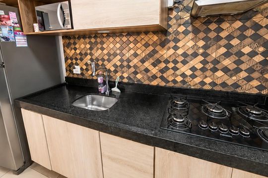 Cozinha de apartamento para alugar com 2 quartos, 60m² em Eldorado, Juiz de Fora