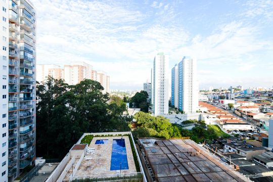 Vista do Quarto 1 de apartamento para alugar com 2 quartos, 47m² em Picanço, Guarulhos