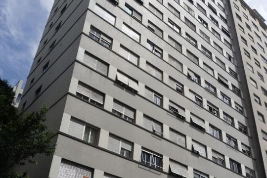 Fachada de apartamento à venda com 1 quarto, 52m² em Consolação, São Paulo