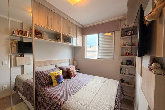 Quarto 1 de apartamento à venda com 2 quartos, 50m² em Vila Arens/vila Progresso, Jundiaí