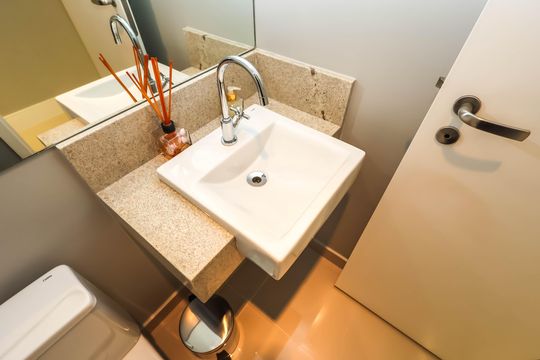 Lavabo de apartamento à venda com 3 quartos, 130m² em Ipiranga, São Paulo