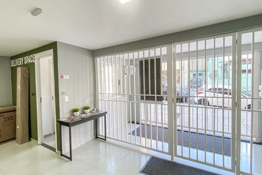Área comum de kitnet/studio para alugar com 1 quarto, 17m² em Jardim Danfer, São Paulo