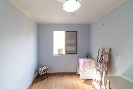 Quarto 01 de apartamento à venda com 3 quartos, 78m² em Jardim Pacaembu, Campinas