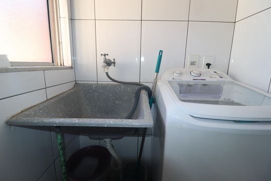 Área de Serviço de apartamento à venda com 2 quartos, 55m² em Utinga, Santo André
