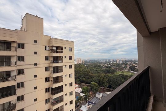 Vista da Sacada de apartamento para alugar com 1 quarto, 49m² em Parque Amazonia, Goiânia