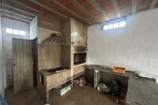 Área comum - Churrasqueira de casa para alugar com 3 quartos, 80m² em Harmonia, Canoas
