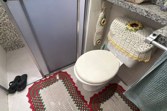 Banheiro de apartamento à venda com 1 quarto, 38m² em Brás, São Paulo
