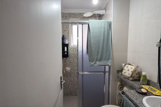 Banheiro de apartamento à venda com 1 quarto, 38m² em Brás, São Paulo