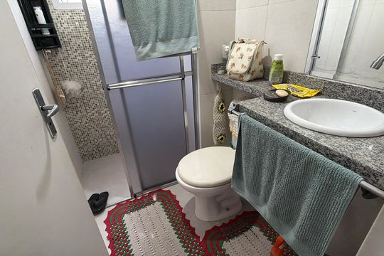 Banheiro de apartamento à venda com 1 quarto, 38m² em Brás, São Paulo