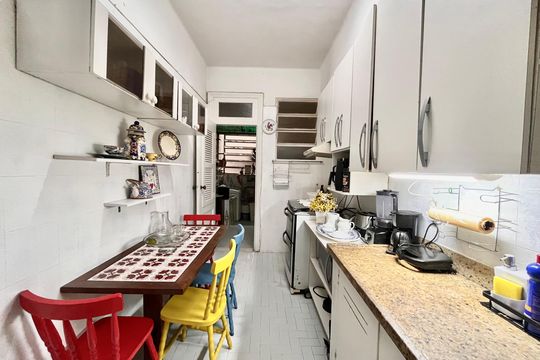 Cozinha de apartamento para alugar com 3 quartos, 140m² em Copacabana, Rio de Janeiro
