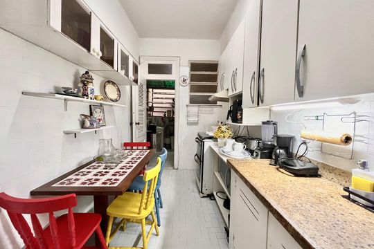 Cozinha  de apartamento para alugar com 3 quartos, 140m² em Copacabana, Rio de Janeiro
