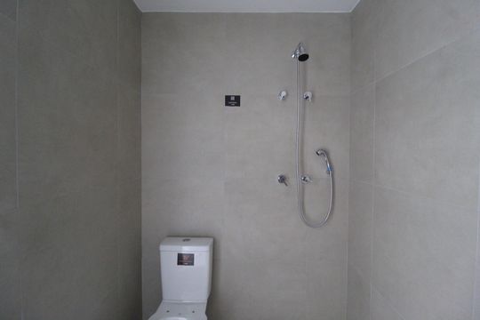 Banheiro da Suíte de apartamento à venda com 1 quarto, 33m² em Indianópolis, São Paulo