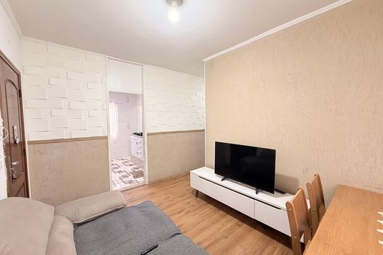 Sala de apartamento à venda com 3 quartos, 74m² em Nucleo Residencial Satelite, Várzea Paulista