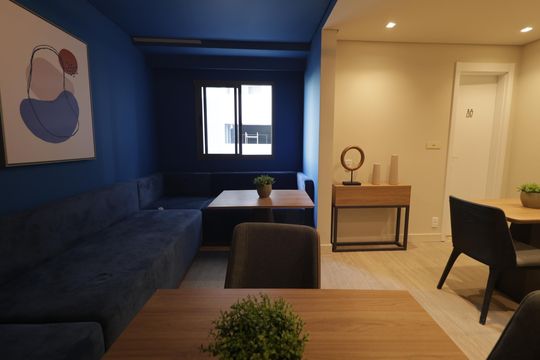 Área comum - Coworking de apartamento à venda com 1 quarto, 24m² em Cursino, São Paulo