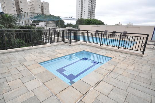 Área comum - Piscina Infantil de apartamento para alugar com 3 quartos, 80m² em Carandiru, São Paulo