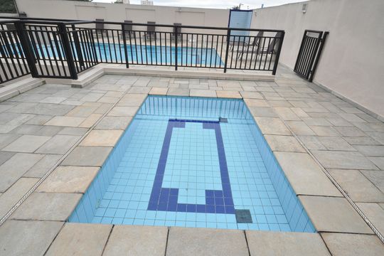 Área comum - Piscina Infantil de apartamento para alugar com 3 quartos, 80m² em Carandiru, São Paulo