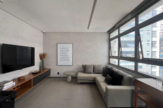 Área comum de kitnet/studio à venda com 1 quarto, 26m² em Sumarezinho, São Paulo