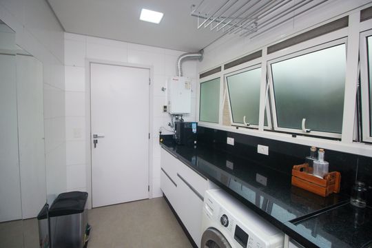 Área de Serviço de apartamento à venda com 3 quartos, 157m² em Jardim, Santo André