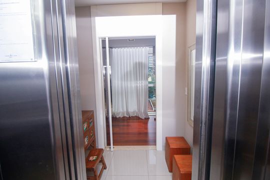 Hall do Elevador Social de apartamento à venda com 3 quartos, 157m² em Jardim, Santo André