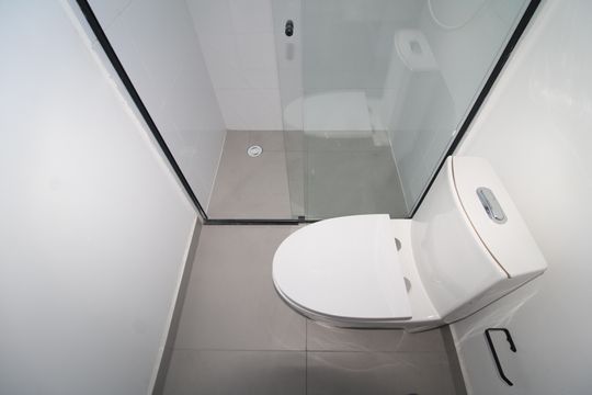 Banheiro de apartamento à venda com 1 quarto, 36m² em Santana, São Paulo