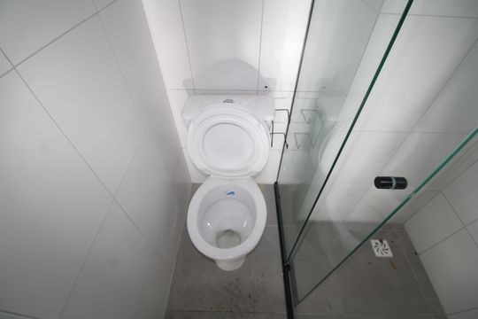 Banheiro de apartamento para alugar com 1 quarto, 37m² em Vila Dom Pedro Ii, São Paulo