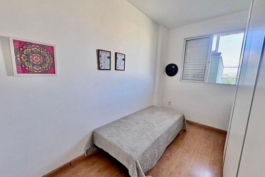 Quarto 3 de apartamento à venda com 4 quartos, 140m² em Castelo, Belo Horizonte