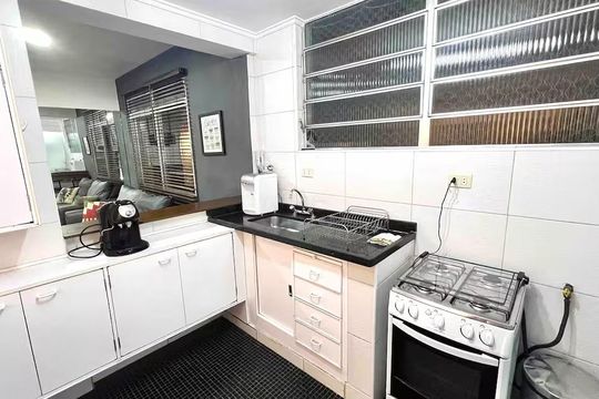 Cozinha de apartamento à venda com 3 quartos, 120m² em Vila Nova Conceição, São Paulo
