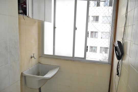 Área de serviço de apartamento à venda com 3 quartos, 61m² em Grajaú, Rio de Janeiro