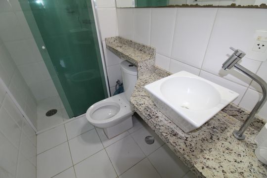 Banheiro de apartamento para alugar com 3 quartos, 64m² em Cidade Morumbi, São José dos Campos